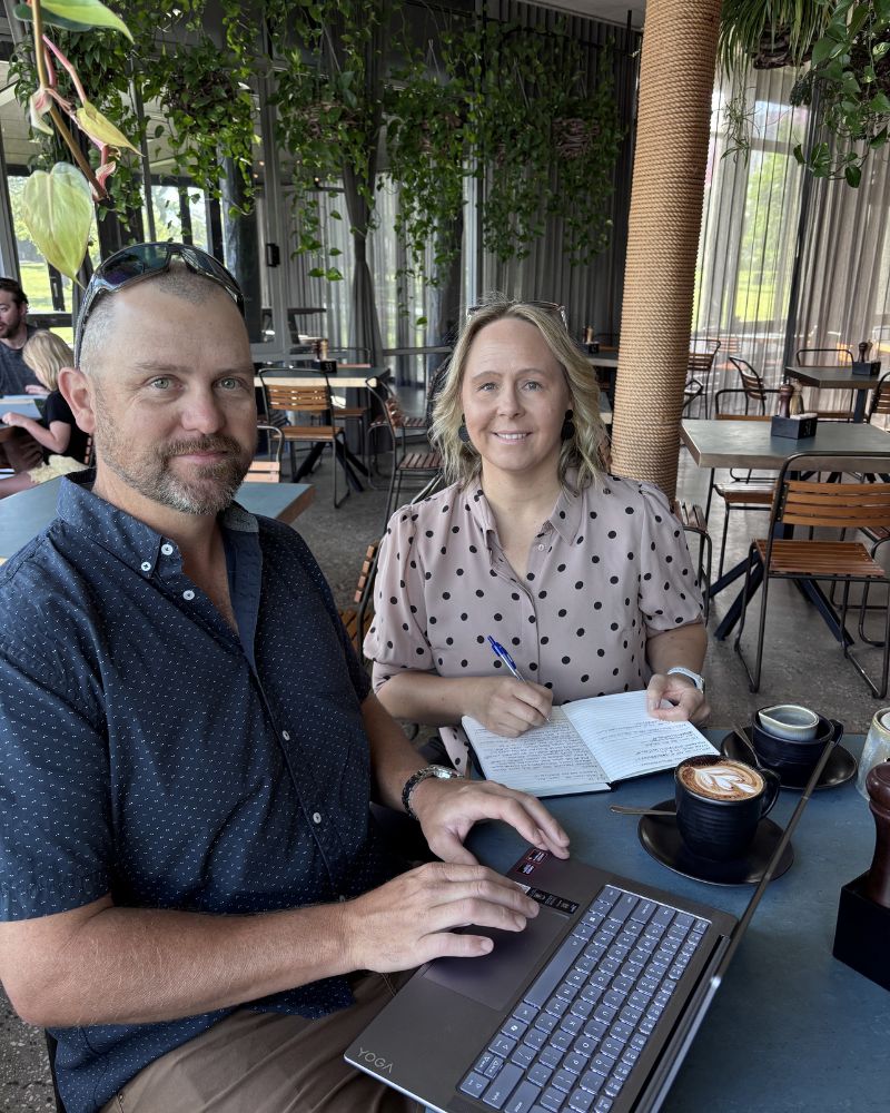 profile picture of Liam & Kelly Nunns founders of First Place Digital Marketing Bendigo